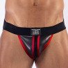 Mr B - Mister B Jockstrap en néoprène Mister B Noir-Rouge
